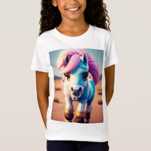 Pony Espíritu 3D 4 camiseta