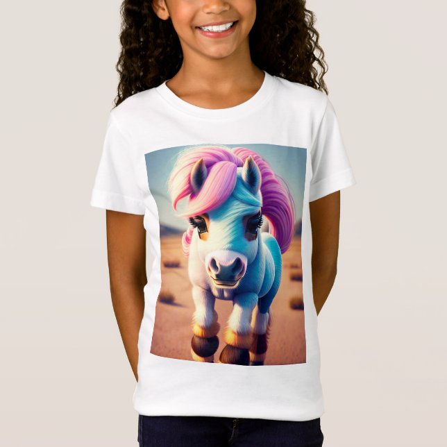 Pony Espíritu 3D 4 camiseta (Anverso)