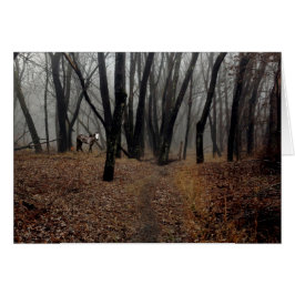 Pony espiritual en una tarjeta de madera con cubie