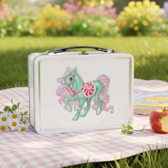Pony Metalizado Lunch Box (Subido por el creador)