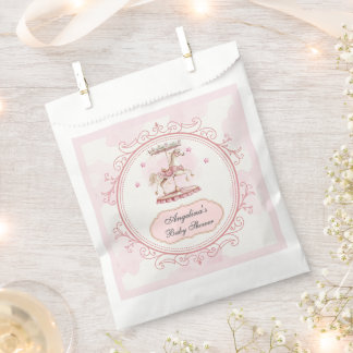 Pony Rosa Vintage - Bolsas Baby Shower Favorita