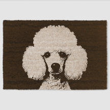Poodle de arte pop de Moda retro