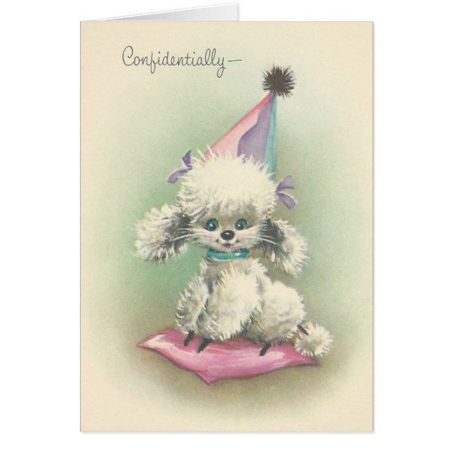 Poodle de Fiesta Vintage (Frente)