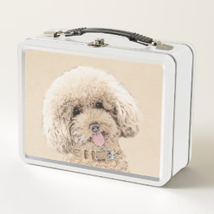 Poodle (Juguete, Miniatura) Pintura Original Perro