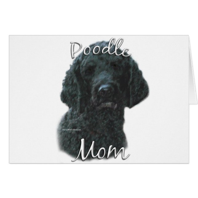 Poodle (negro) Mamá 2 (Anverso (Horizontal))