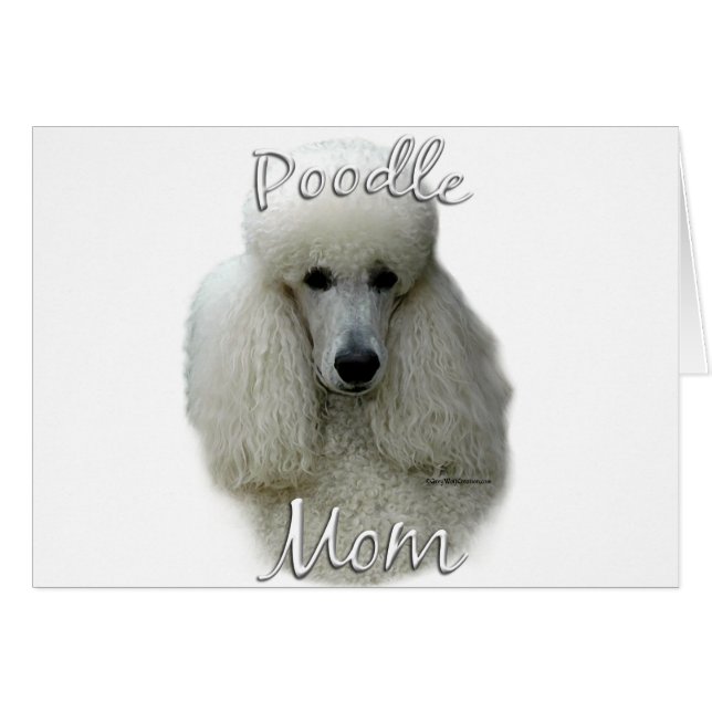 Poodle (qué) Mamá 2 (Anverso (Horizontal))