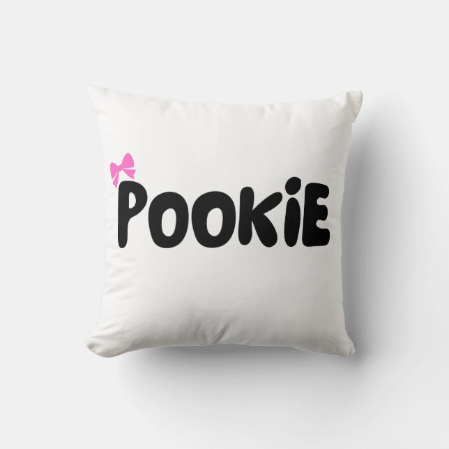 "Pookie" almohada decorativa y acogedora (Anverso)