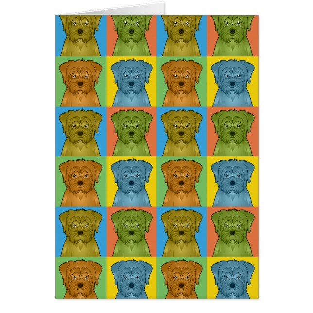Pop-Art de Norfolk Terrier Dog Personalizado (Frente)