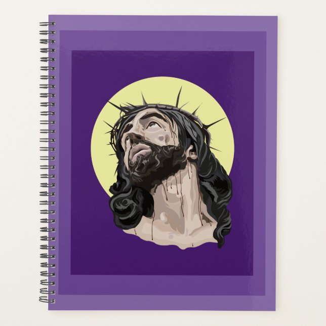Pop Art Jesus Christ Custom Planner - Agenda Crist (Anverso)
