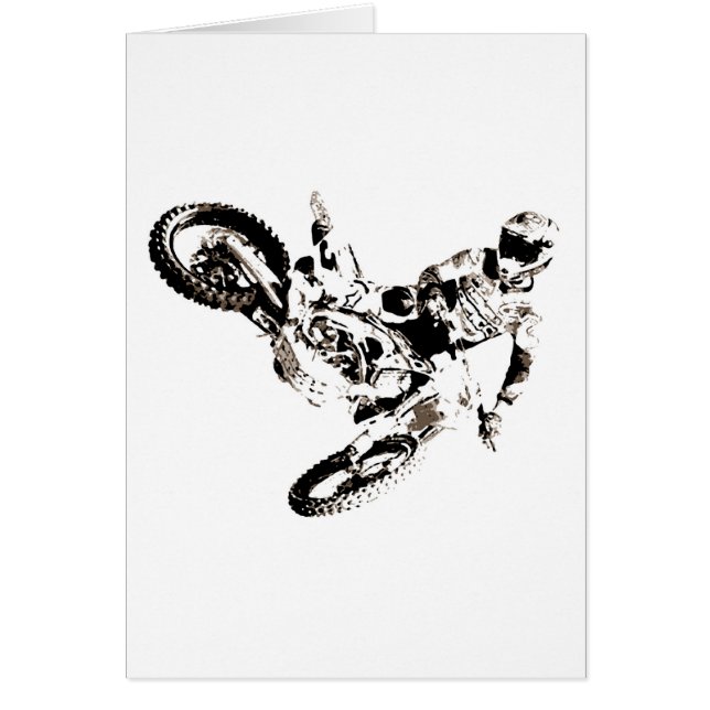 Pop Art Motocross Motoryle Sport (Frente)