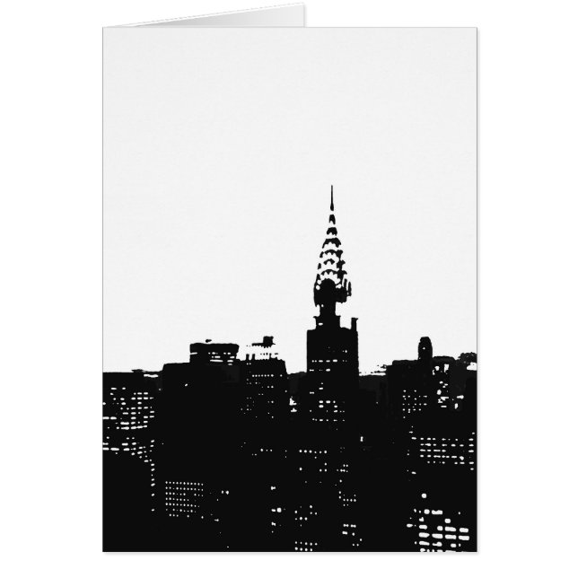 Pop Art New York Silhouette (Frente)
