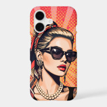 Pop Art Woman Retro Chic