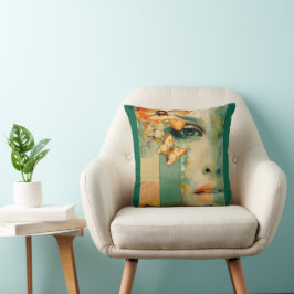 Pop De Cojín decorativo Resumen Naranja