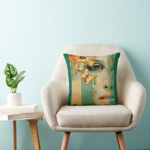 Pop De Cojín decorativo Resumen Naranja