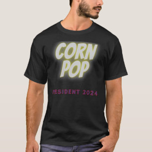 Pop de maíz para la camiseta clásica del president
