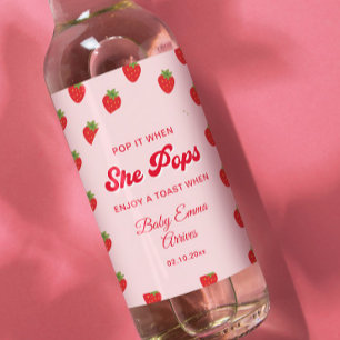 Pop it cuando se pops Berry Sweet Baby Shower Mini