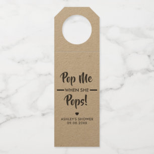 Pop Me cuando ella salte, Etiqueta de regalo para