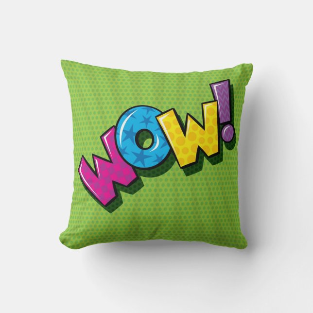 ¡POP RETRO WOW! Almohada (Anverso)