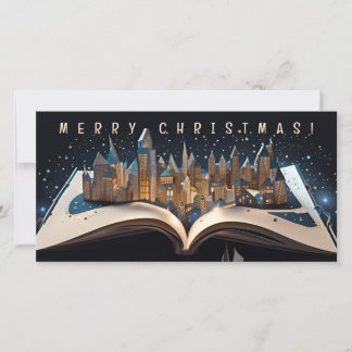 Pop-up Book City a la medianoche Feliz Navidad FC