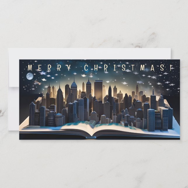 Pop-up Book City a medianoche 3 Feliz Navidad FC (Anverso)