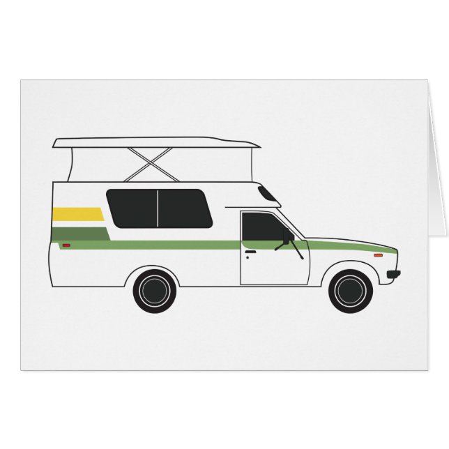 pop up chinook camper retro limón lima (Anverso (Horizontal))