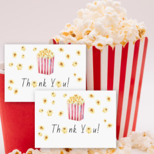 Popcorn Bebé Ducha - Tarjeta de agradecimiento