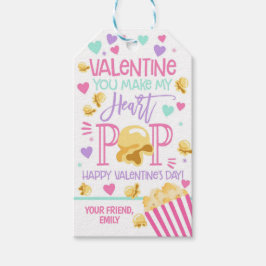 Popcorn Valentine Haces mi etiqueta de favor POP d