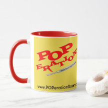 ¡POPeration! Taza