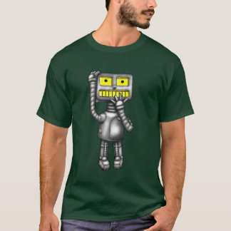 PopFuzz la camiseta preocupante del robot
