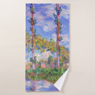 Poplares en el sol, Monet