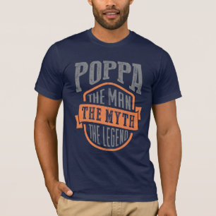 Poppa. El Mito. Camisetas de papá