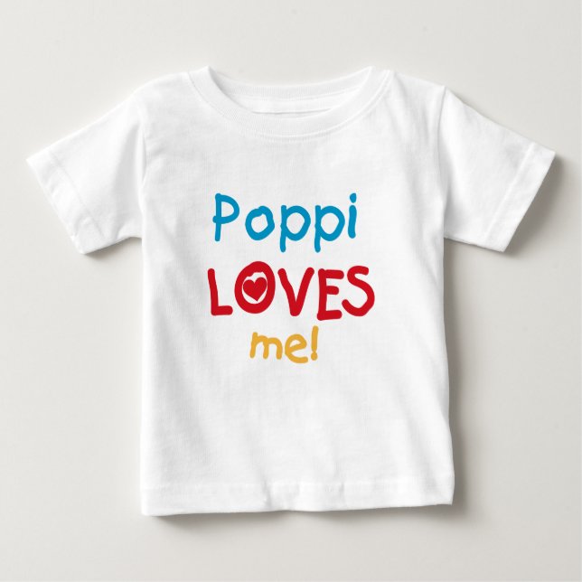 Poppi me ama camisetas y regalos (Anverso)