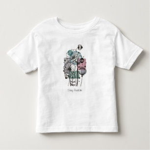 Poppies Doodle En Camiseta De Tinta Y Acuarela
