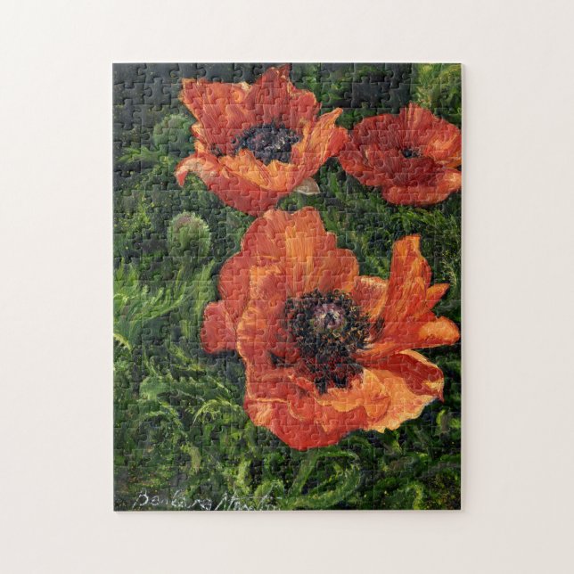 "Poppies islandeses" rompecabezas (Vertical)