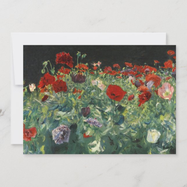 Poppies | John Singer Sargent (Anverso)