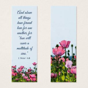 Poppies Marsala Floral Elegante Biblia Verse