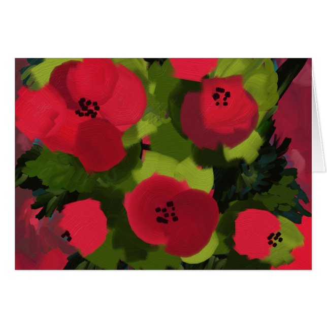Poppies pintados | Flora Art (Anverso (Horizontal))