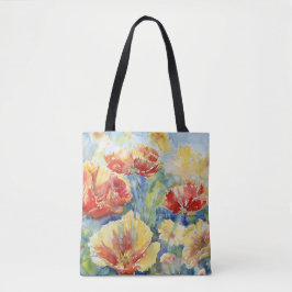 "Poppies VII" Bolsa Tote