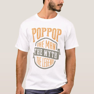 Poppop. El Hombre. Camisetas del padrino