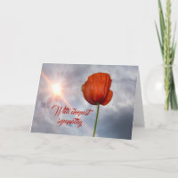 Poppy    - Con la más profunda tarjeta de solidari