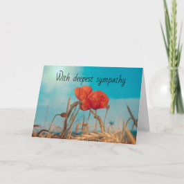 Poppy - Con la más profunda tarjeta de solidarid