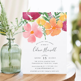 Poppy de California | Invitación de Baby Shower