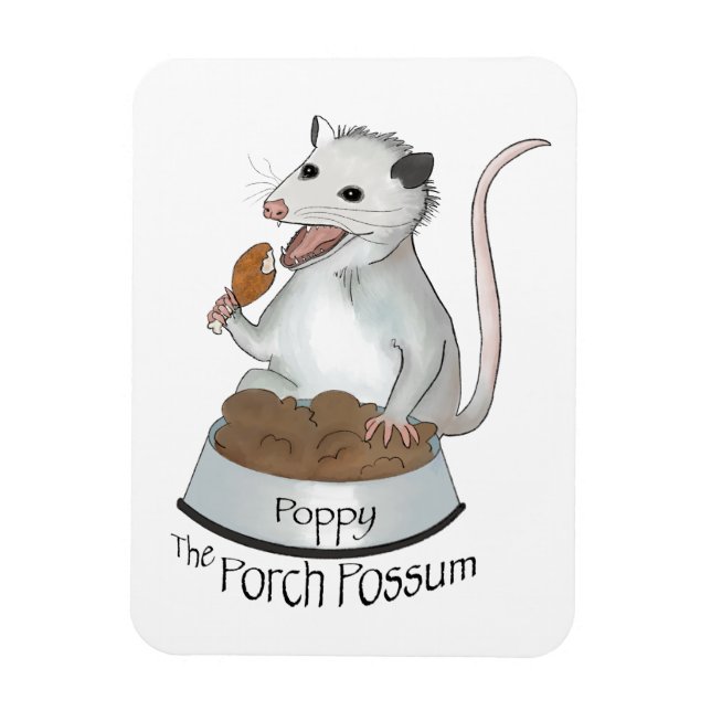 Poppy El imán flexible Porch Possum (Vertical)
