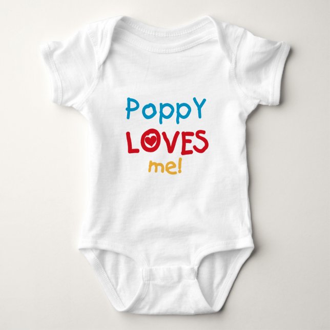 Poppy me ama camisetas y regalos (Anverso)