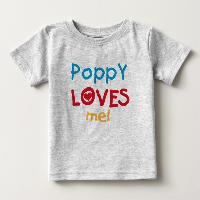 Poppy me ama camisetas y regalos (Anverso)