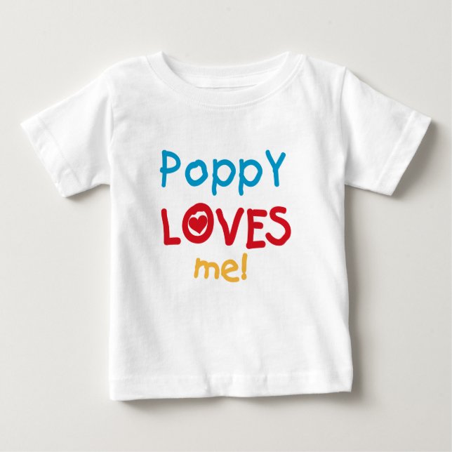 Poppy me ama camisetas y regalos (Anverso)
