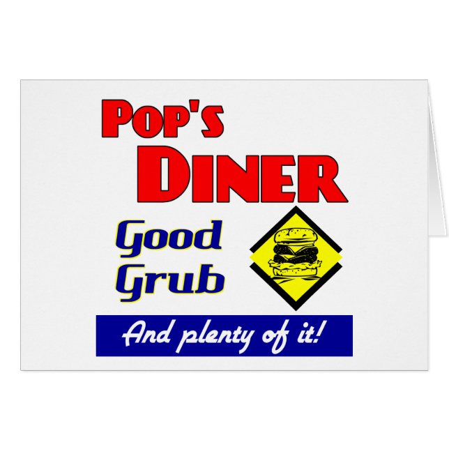 Pops Diner Kitchen Art (Anverso (Horizontal))