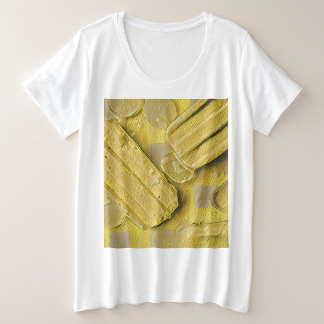 Popsicas de helado amarillo (Anverso del diseño)