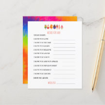 Popsicle Ice Creamr tarjeta de ducha para bebésHoj