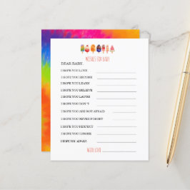 Popsicle Ice Creamr tarjeta de ducha para bebésHoj